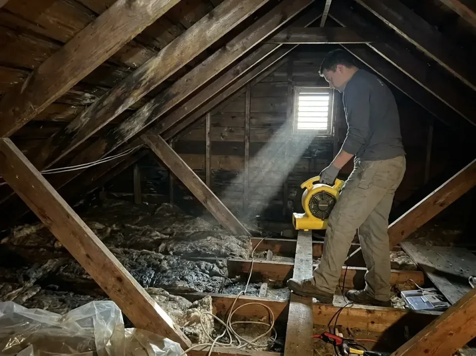attic-water-damage-drying-proc-007 — frequently asked questions, Emergency Water Extraction & 24/7 Flood Response in Easton,…